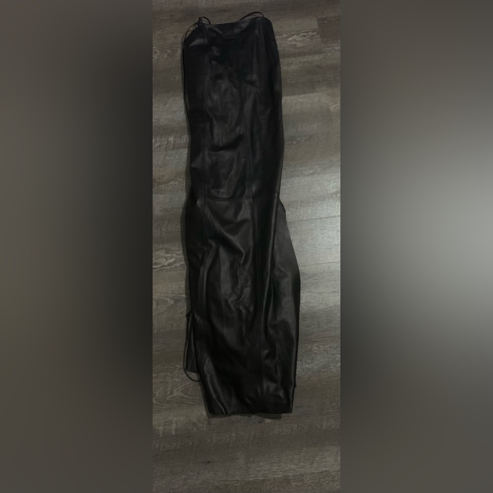 RTW Salvatore Ferragamo leather evening gown It.38/XS - Picture 2 of 9